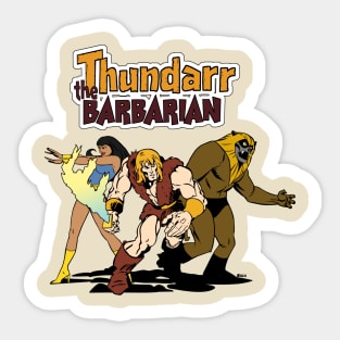 Thundarr The barbarian Sticker